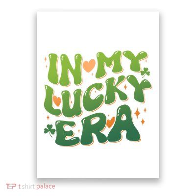 Vintage Retro St Patricks Day In My Lucky Era Poster