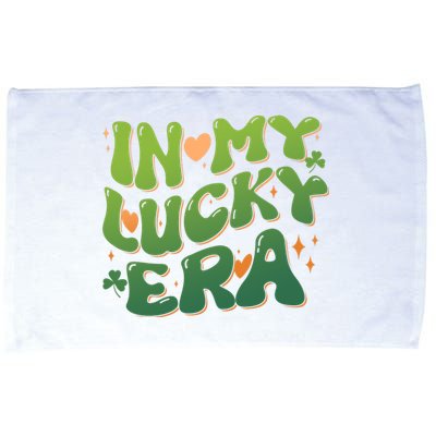 Vintage Retro St Patricks Day In My Lucky Era Microfiber Hand Towel