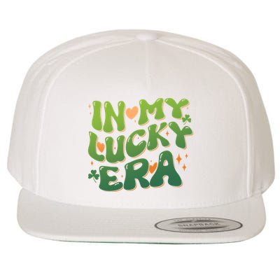 Vintage Retro St Patricks Day In My Lucky Era Wool Snapback Cap
