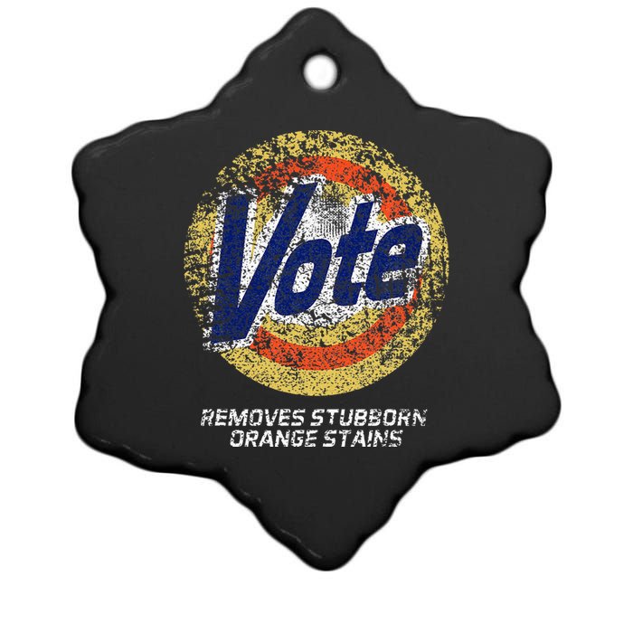 Vote Removes Stubborn Orange Stains 86 45 Vote 8645 Ceramic Star Ornament