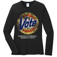 Vote Removes Stubborn Orange Stains 86 45 Vote 8645 Ladies Long Sleeve Shirt