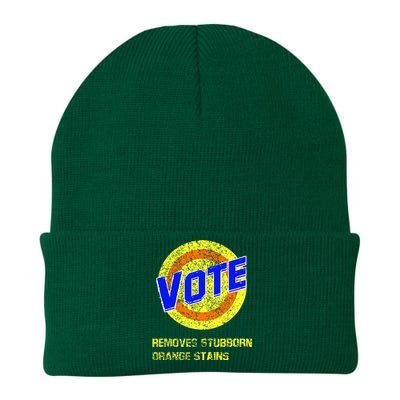 Vote Removes Stubborn Orange Stains Knit Cap Winter Beanie