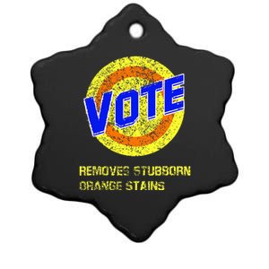 Vote Removes Stubborn Orange Stains Ceramic Star Ornament