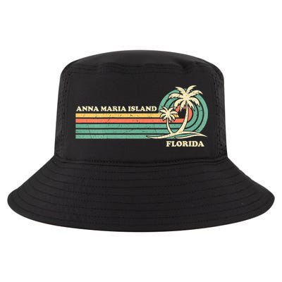Vintage Retro Summer Vacation Florida Anna Maria Island Cool Comfort Performance Bucket Hat