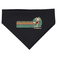 Vintage Retro Summer Vacation Florida Anna Maria Island USA-Made Doggie Bandana