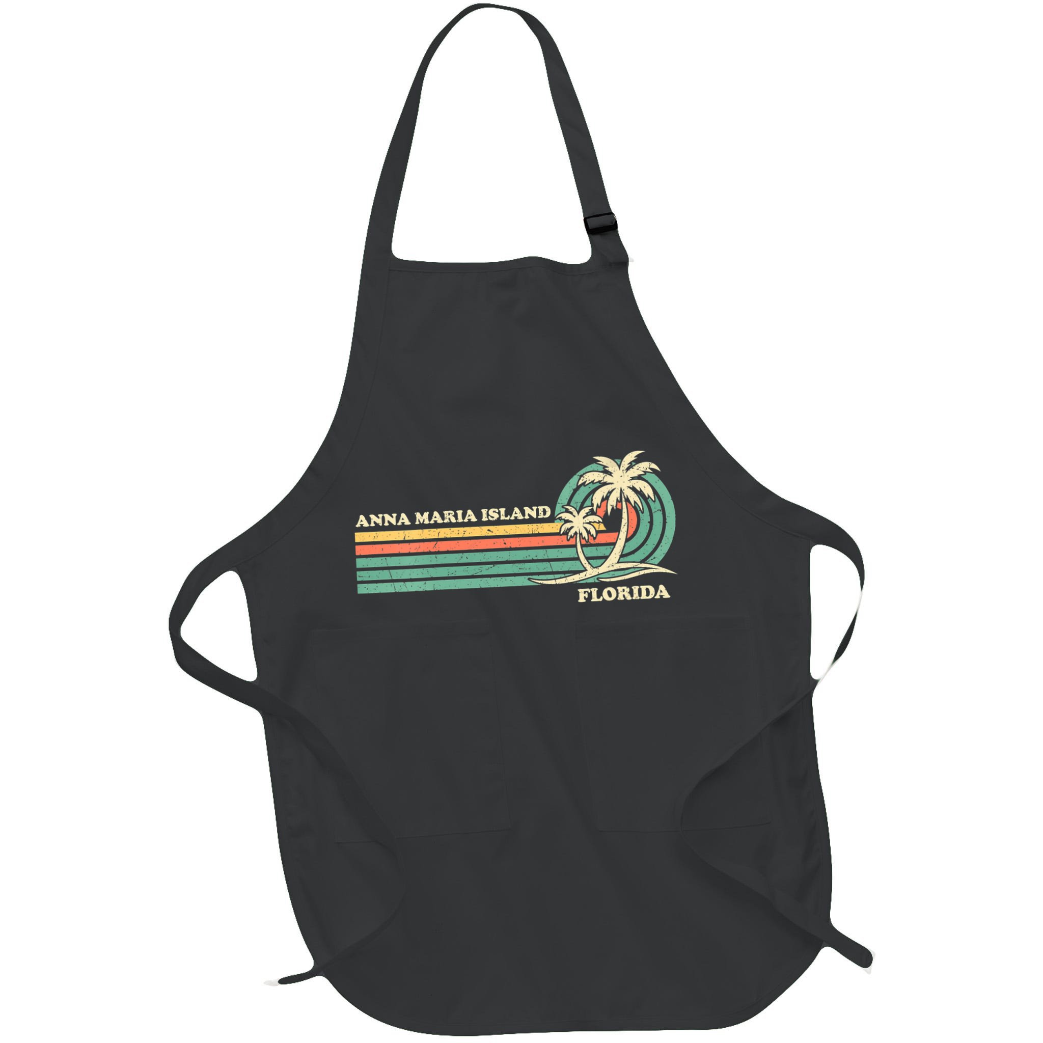 Vintage Retro Summer Vacation Florida Anna Maria Island Apron