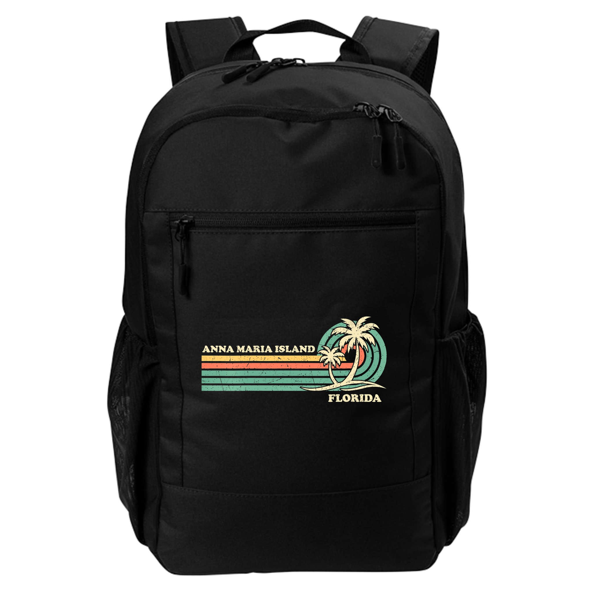 Vintage Retro Summer Vacation Florida Anna Maria Island Backpack