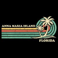 Vintage Retro Summer Vacation Florida Anna Maria Island Button