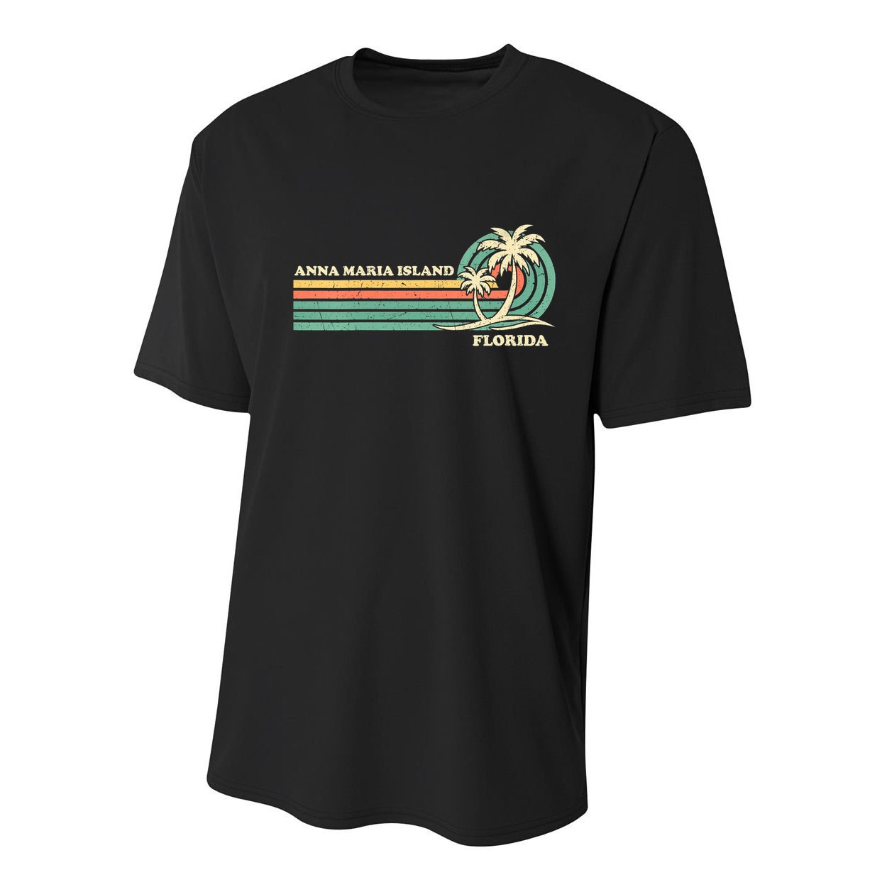 Vintage Retro Summer Vacation Florida Anna Maria Island Youth Performance Sprint T-Shirt