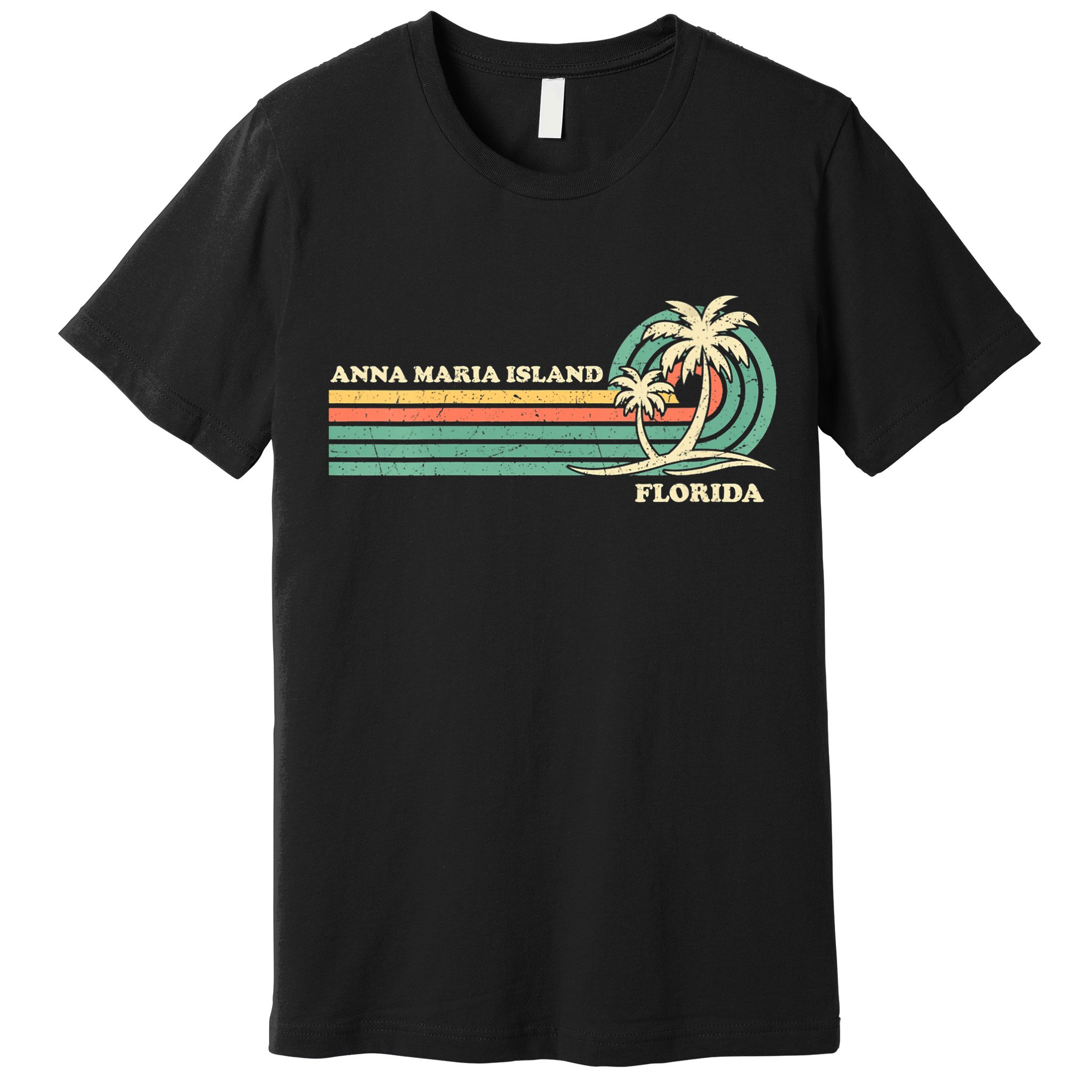 Vintage Retro Summer Vacation Florida Anna Maria Island Premium T-Shirt