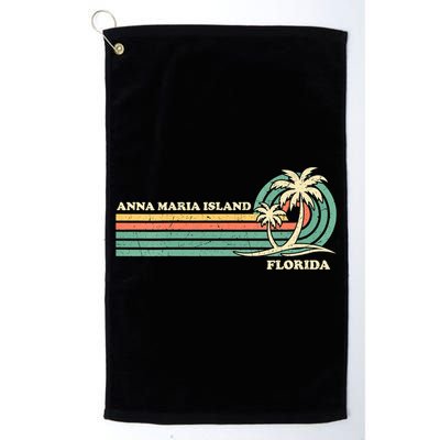 Vintage Retro Summer Vacation Florida Anna Maria Island Golf Towel