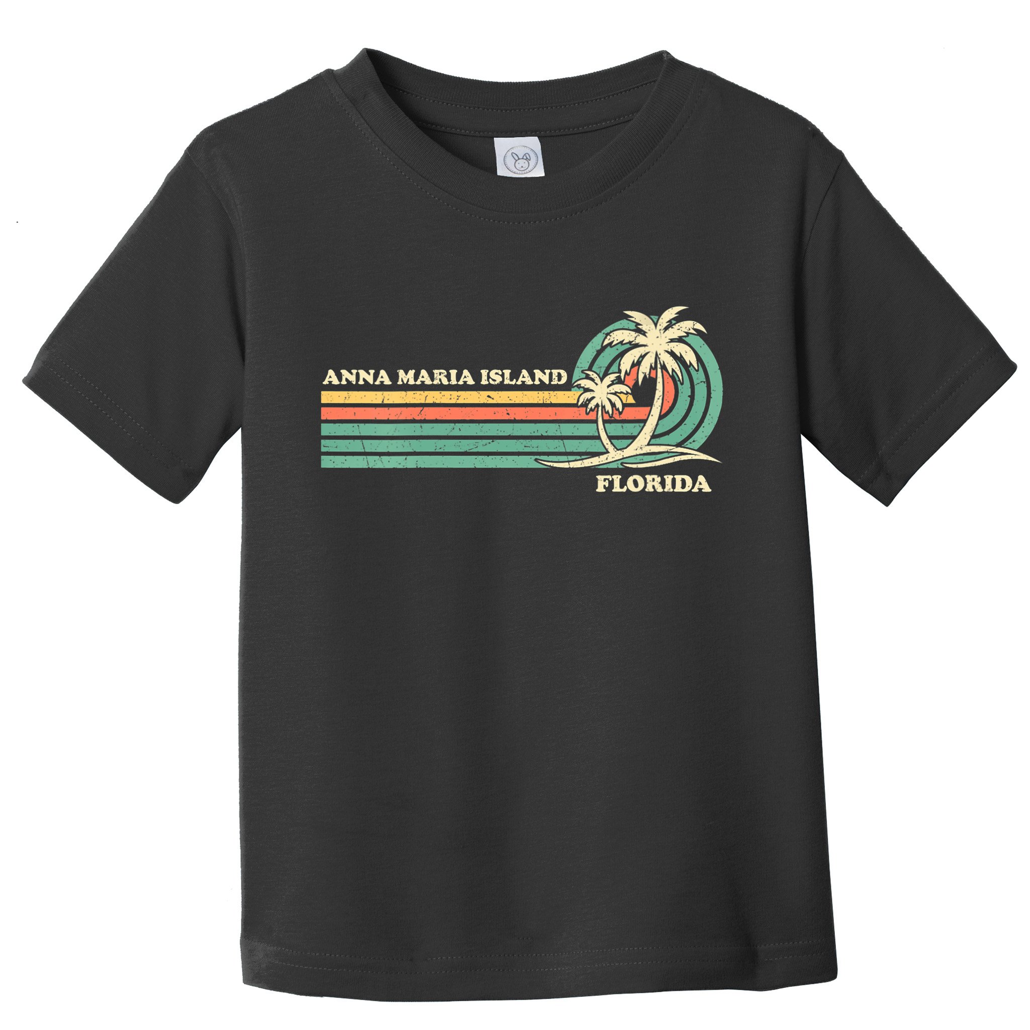 Vintage Retro Summer Vacation Florida Anna Maria Island Toddler T-Shirt