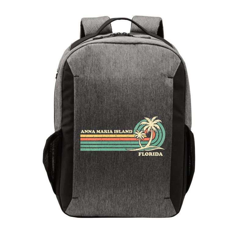 Vintage Retro Summer Vacation Florida Anna Maria Island Vector Backpack