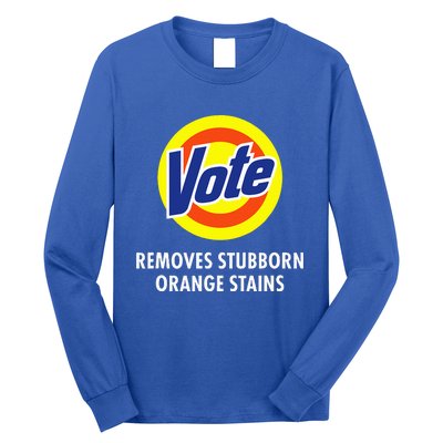 Vote Removes Stubborn Orange Stains Antitrump Long Sleeve Shirt