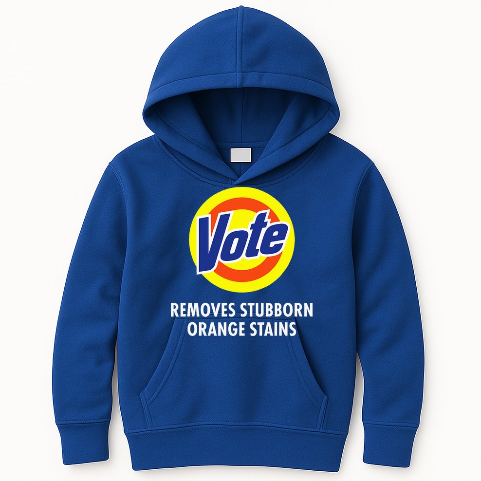 Vote Removes Stubborn Orange Stains Antitrump Kids Hoodie