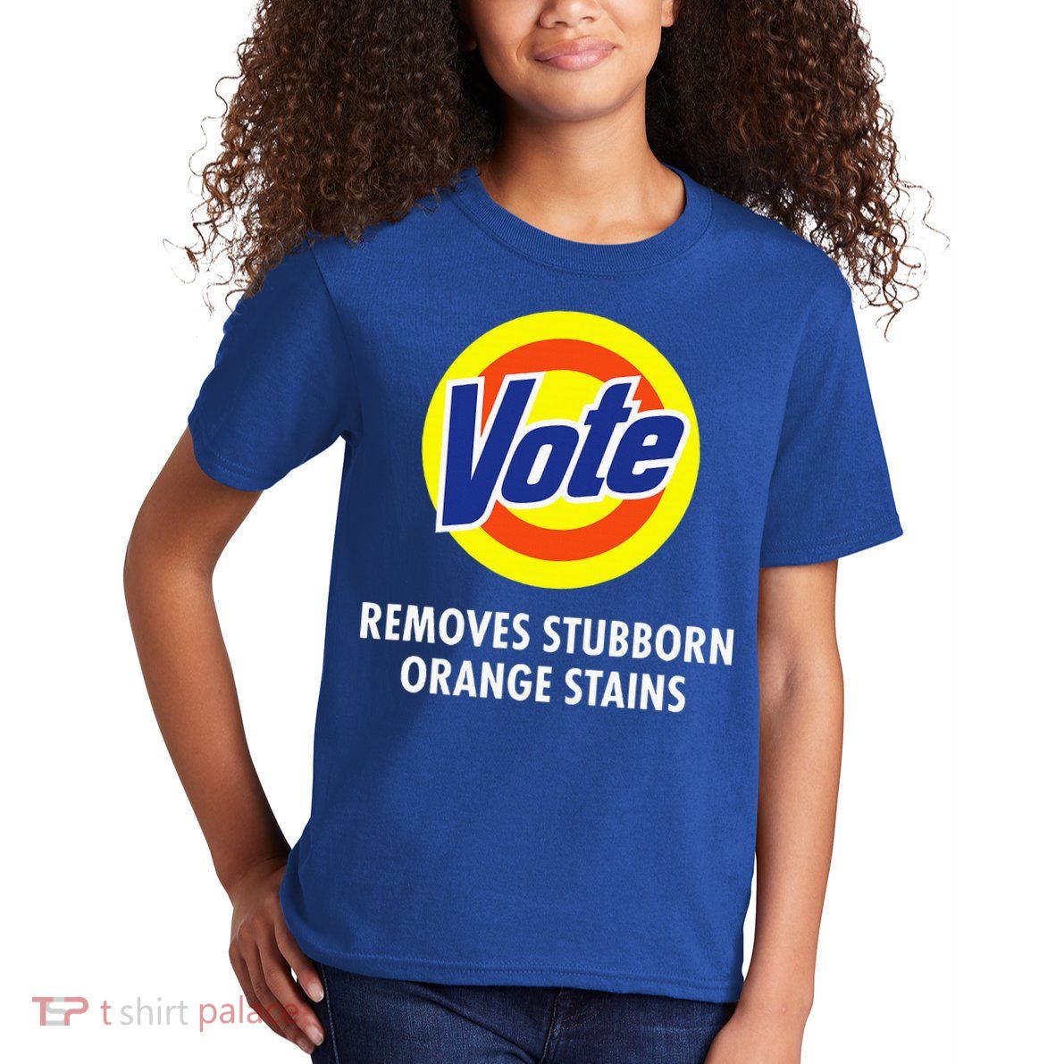 Vote Removes Stubborn Orange Stains Antitrump Kids T-Shirt