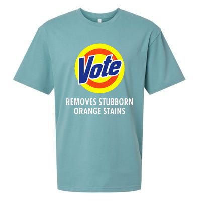 Vote Removes Stubborn Orange Stains Antitrump Sueded Cloud Jersey T-Shirt