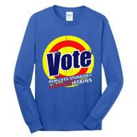 Vote Removes Stubborn Orange Stains 2024 Tall Long Sleeve T-Shirt