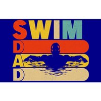 Vintage Retro Swimming Lover Swimmer Swim Dad FatherS Day Gift Bumper Sticker