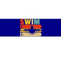 Vintage Retro Swimming Lover Swimmer Swim Dad FatherS Day Gift Bumper Sticker