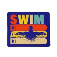 Vintage Retro Swimming Lover Swimmer Swim Dad FatherS Day Gift Mousepad