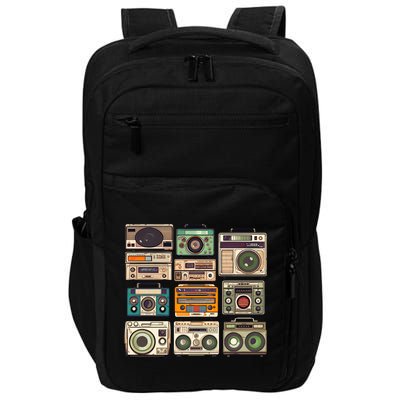 Vintage Radio Sets Impact Tech Backpack