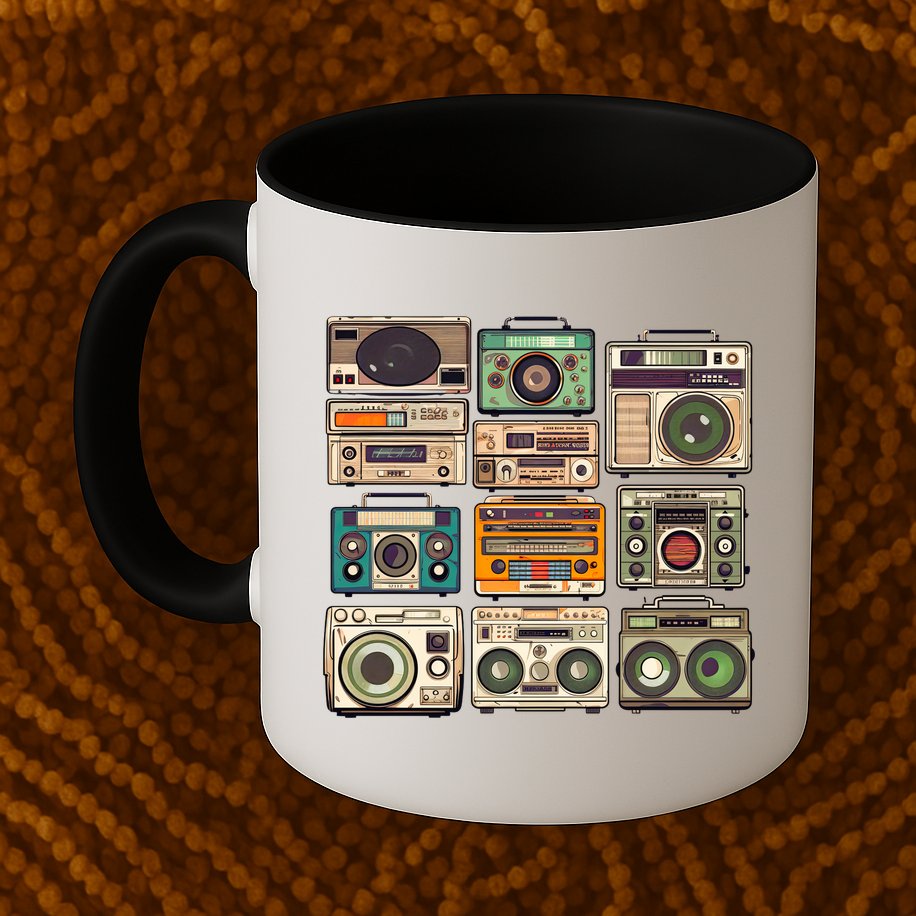 Vintage Radio Sets Mug
