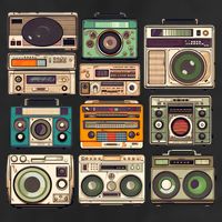 Vintage Radio Sets Hat
