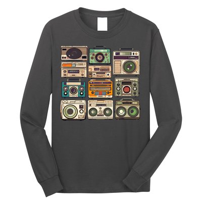 Vintage Radio Sets Long Sleeve Shirt