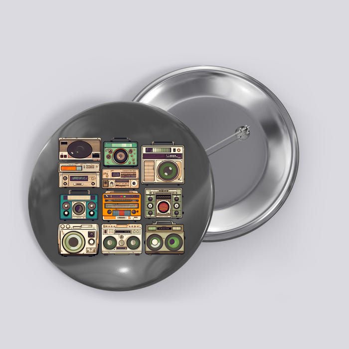 Vintage Radio Sets Button