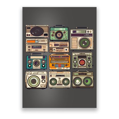 Vintage Radio Sets Poster