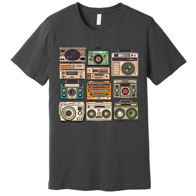 Vintage Radio Sets Premium T-Shirt