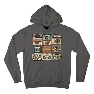 Vintage Radio Sets Tall Hoodie