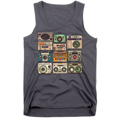 Vintage Radio Sets Tank Top