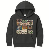 Vintage Radio Sets Kids Hoodie