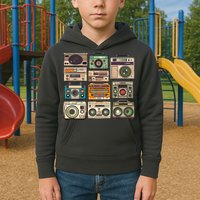 Vintage Radio Sets Kids Hoodie