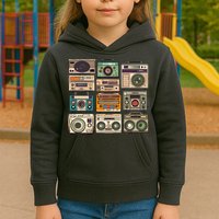 Vintage Radio Sets Kids Hoodie