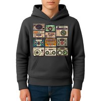 Vintage Radio Sets Kids Hoodie