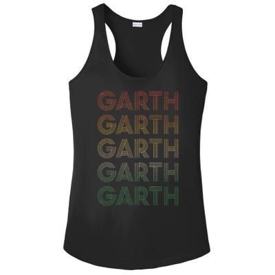 Vintage Retro Style Garth Ladies PosiCharge Competitor Racerback Tank