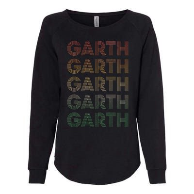 Vintage Retro Style Garth Womens California Wash Sweatshirt