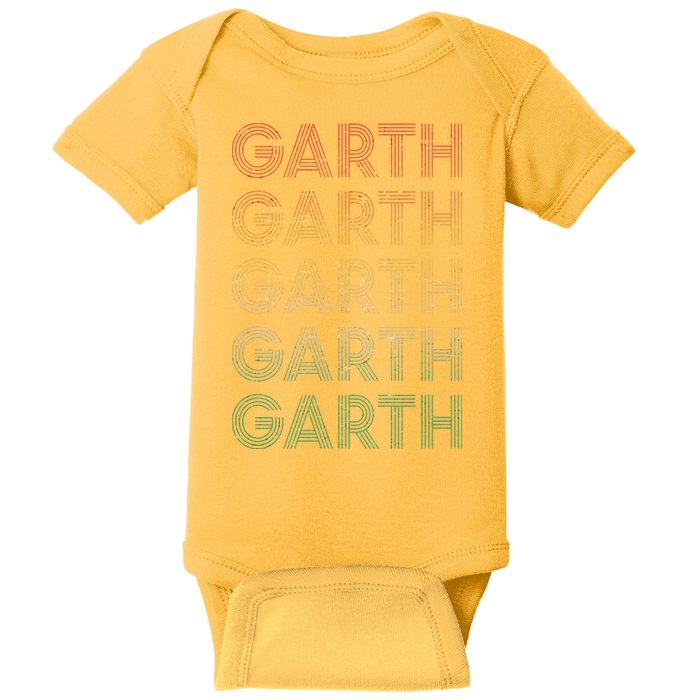 Vintage Retro Style Garth Baby Bodysuit