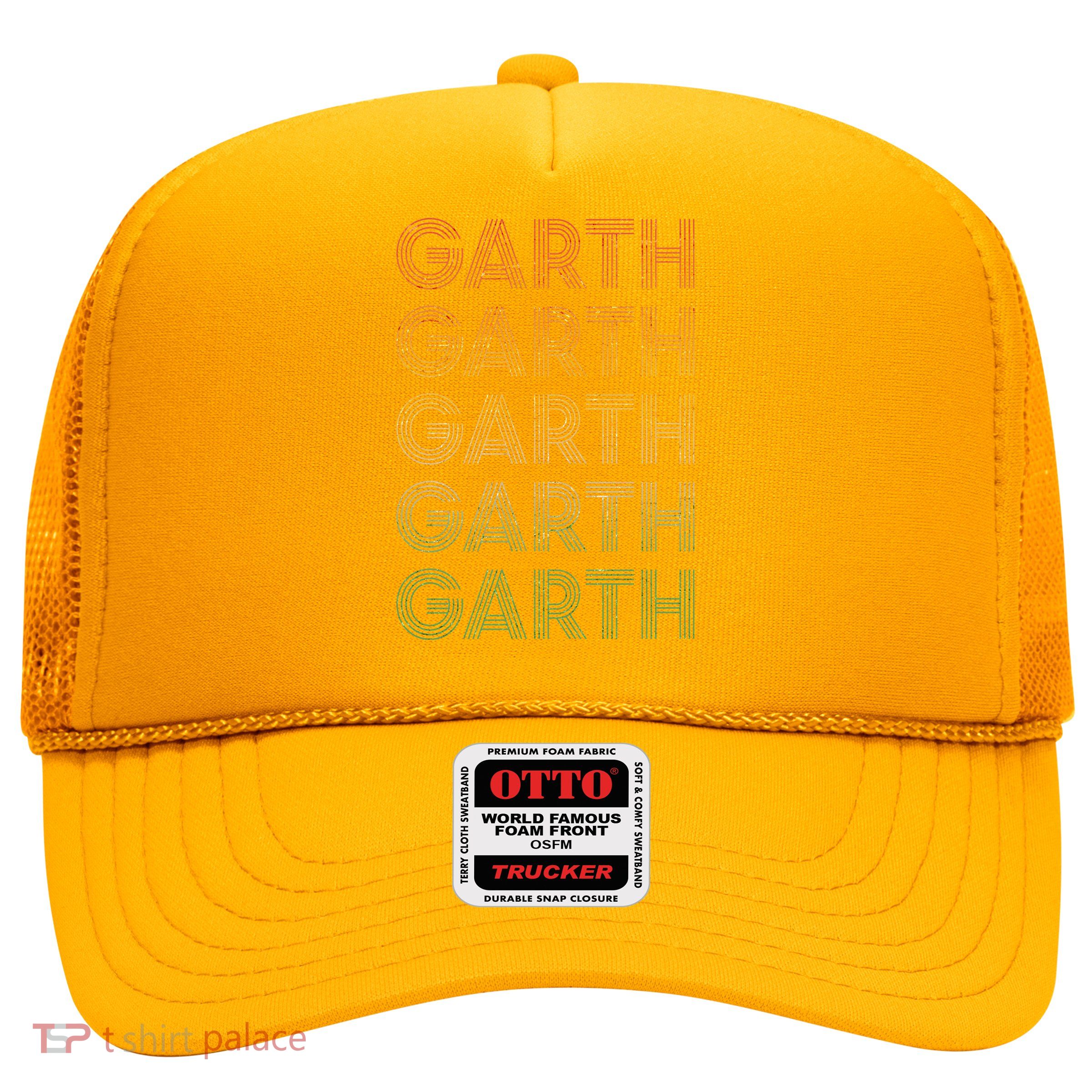 Vintage Retro Style Garth Trucker Hat