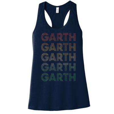 Vintage Retro Style Garth Women's Racerback Tank