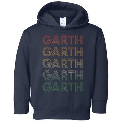 Vintage Retro Style Garth Toddler Hoodie