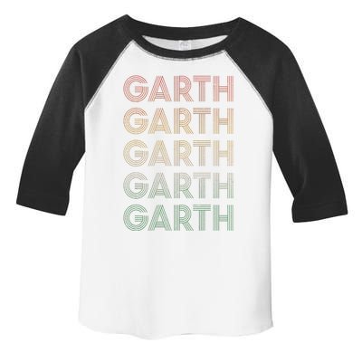 Vintage Retro Style Garth Toddler Fine Jersey T-Shirt