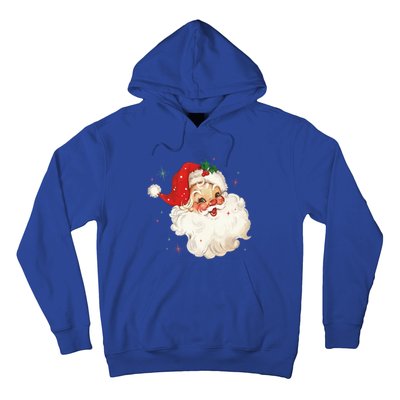 Vintage Retro Santa Christmas Funny Gift Hoodie