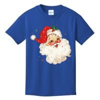 Vintage Retro Santa Christmas Funny Gift Kids T-Shirt