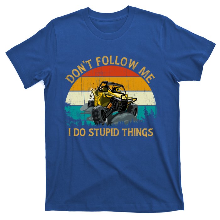 Vintage Retro Style Utv Atv Quad Offroad Car Dont Follow Me Great Gift T-Shirt