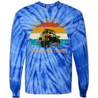 Vintage Retro Style Utv Atv Quad Offroad Car Dont Follow Me Great Gift Tie-Dye Long Sleeve Shirt