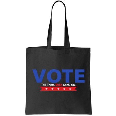 Vote Ruth Sent You Feminist Power Tote Bag